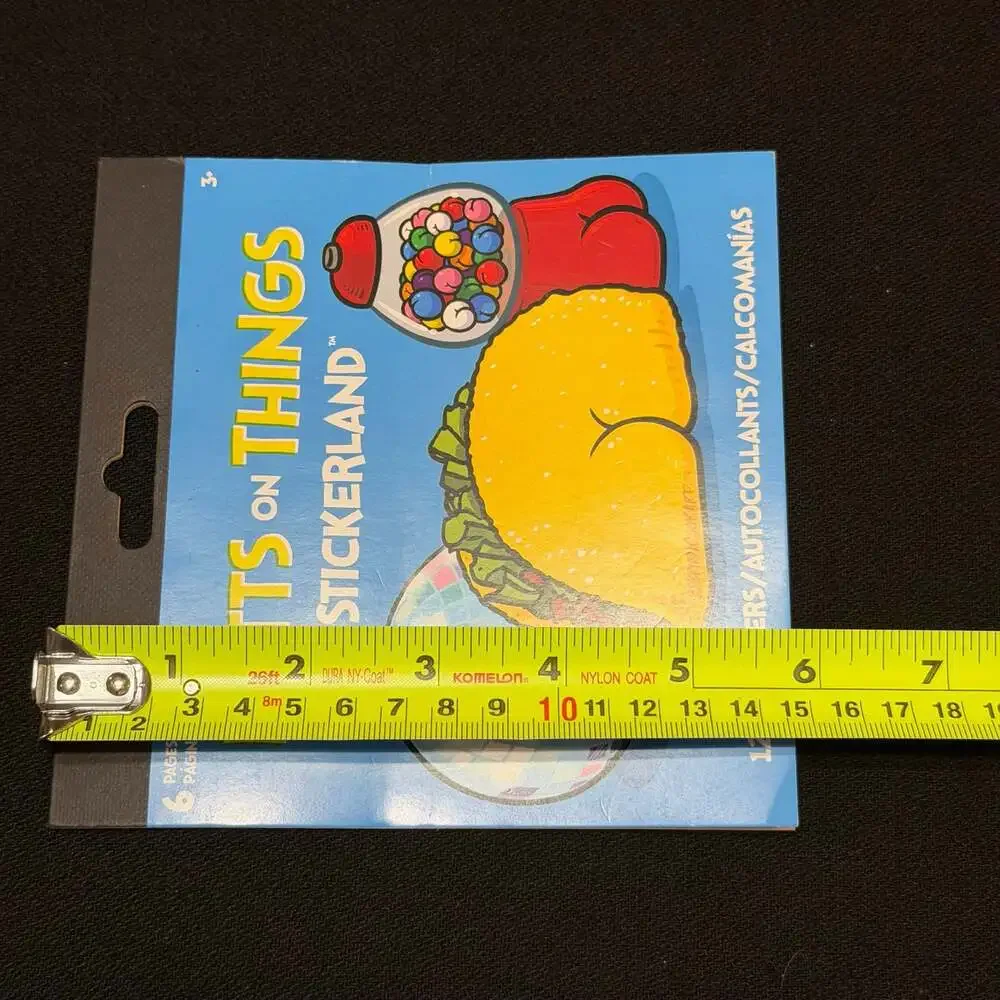 Brian Cook Art Butts on Things Stickerland Mini Sticker Pad (6 Pages)